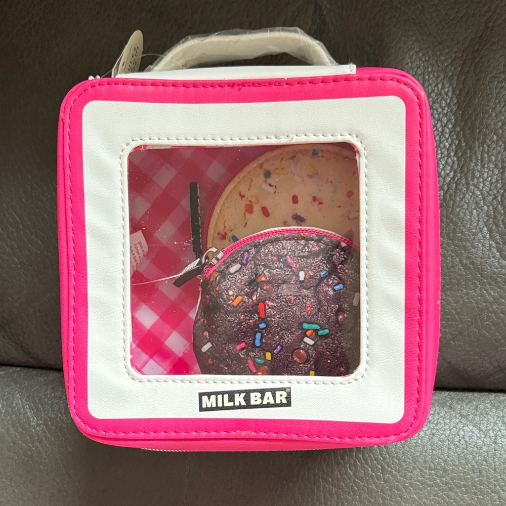 Bath and body works milk bar collection case with cookie coin purses